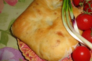 Palanet cu cartofi pe foaie de varza