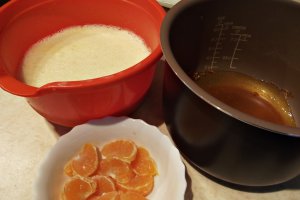 Crema de zahar ars cu mandarine, la multicooker