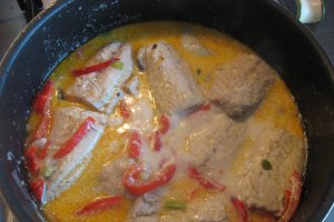 Macrou in lapte de cocos