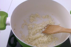 Risotto cu legume și creveti