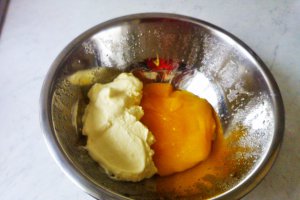 Tort cu crema de portocale