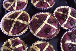 Tarte cu crema de mure