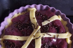 Tarte cu crema de mure