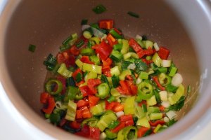 Tocanita de porc cu legume
