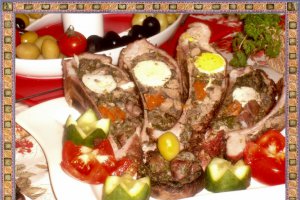 Coasta de miel umpluta