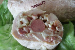 Rulada de pui cu cascaval