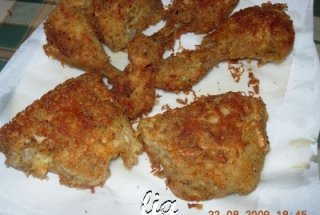Pulpe de pui, crocante si picante