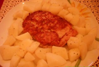 File de pangasius in crusta