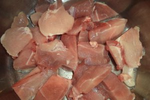 Stufat de porc cu farfale