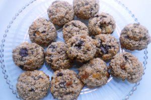 Biscuiti cu ciocolata si stafide