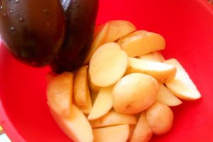 Barcute de curcan cu legume la cuptor