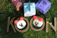 Mickey, Minni si Hello Kitty macaronas!