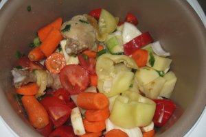 Ghiveci de legume cu pui (Multicooker)