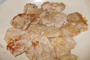 Escalop de porc cu ciuperci