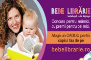 Alege cadoul pentru copilul tau de pe www.bebelibrarie.ro! 12 premii sint in joc!