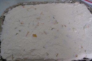 Desert prajitura cu iaurt si caise