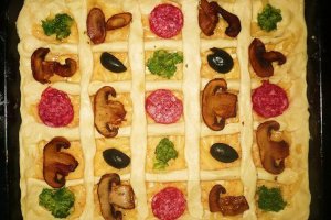 Pizza in patratele