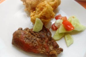 Friptura de porc cu conopida pane