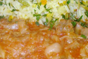 Tocanita de ceapa cu pipote