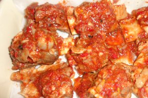 Coaste de vita dulci-picante