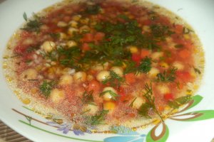 Ciorba de naut cu hrisca
