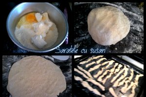 Saratele cu susan si melcusori aperitiv