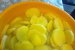 Rulouri din pulpe  de pui cu legume , branza topita si pepene galben  pe pat de cartofi-2