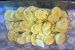 Rulouri din pulpe  de pui cu legume , branza topita si pepene galben  pe pat de cartofi-6