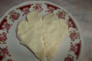 Gris cu lapte si dulceata de cirese
