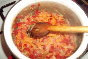 Pilaf de orez cu pulpa de porc
