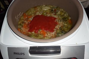 Legume cu orez la Multicooker