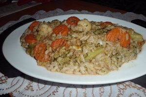 Legume cu orez la Multicooker