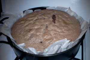 Prajitura rapida cu pere si crema de lamaie
