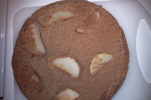 Prajitura rapida cu pere si crema de lamaie