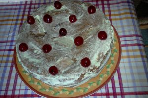 Prajitura rapida cu pere si crema de lamaie
