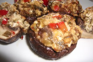 Ciuperci champignon la cuptor