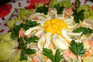 Salata de boeuf cu carne de cocos