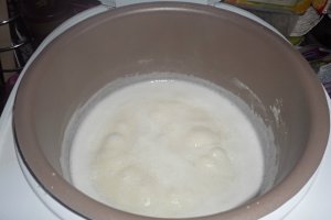 Gris cu lapte la Multicooker