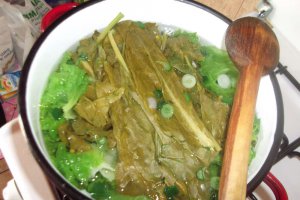 Ciorba de salata verde si macris