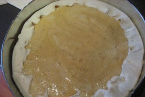 Prajitura cu branza si crema de oua