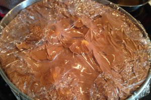 Tort Mousse de ciocolata umplut cu choux