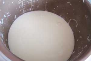Lapte cu gris si cirese