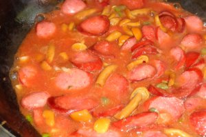 Tortellini cu ciuperci si carnaciori