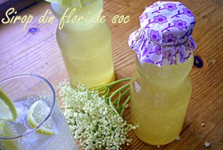 Sirop din flori de soc