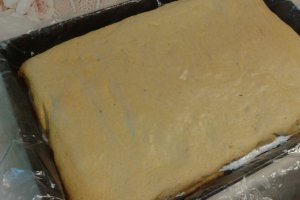 Prajitura cu crema de iaurt straciatella si visine