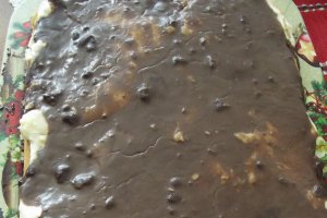 Prajitura cu dulceata de trandafiri si crema de vanilie