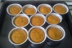 Mini Muffin cu morcovi(100 de calorii)