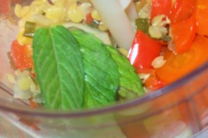 Supa crema de legume cu linte rosie