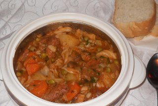 Jardineira cu carne de vita