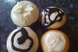 Bizcocho caramel cupcakes